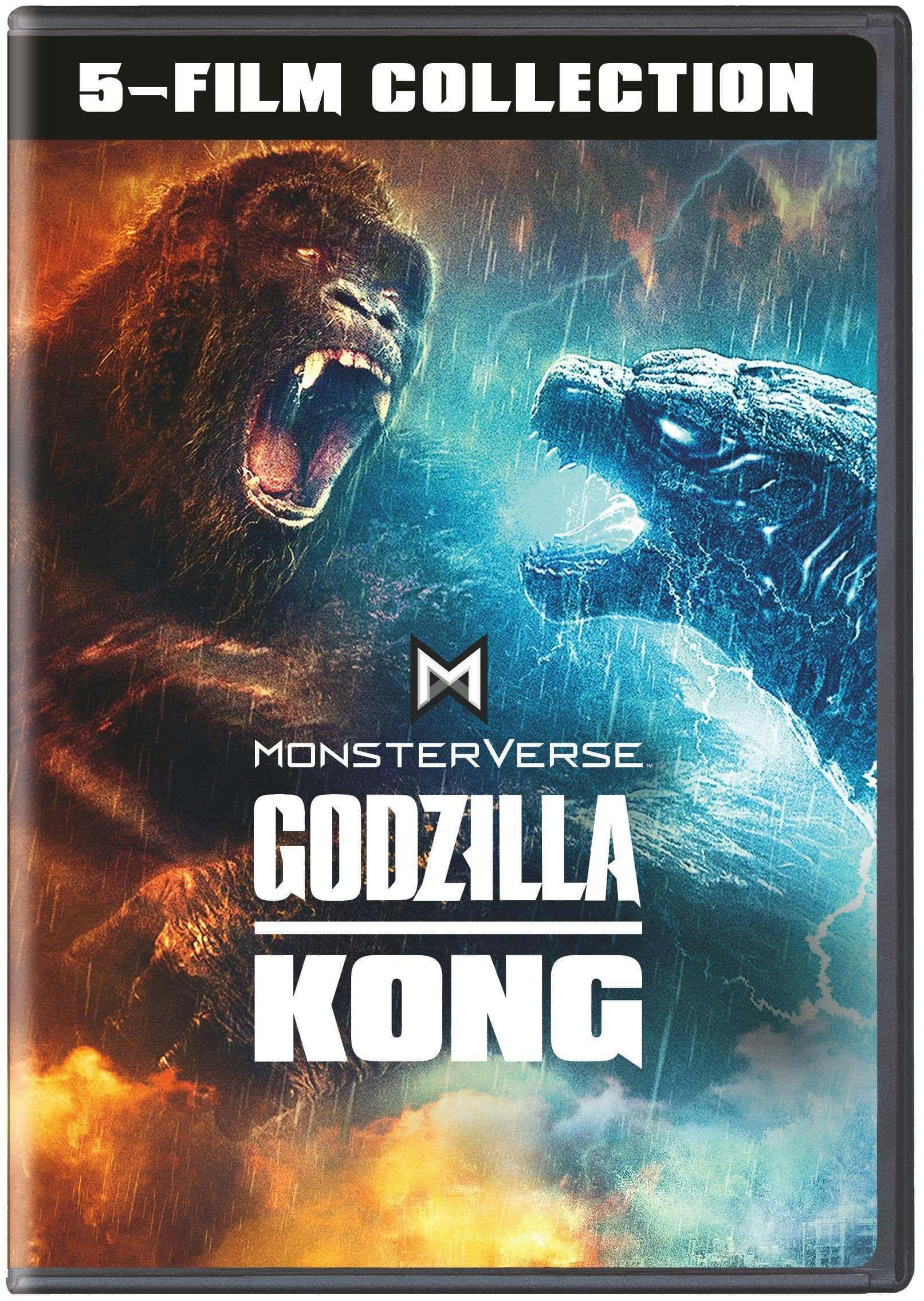 Godzilla/Kong Monsterverse 5 Film Collection [DVD] [Standard