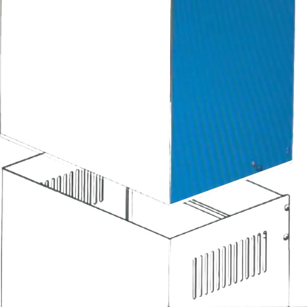 Alt View 3. Brano - BRANO TW04B Series Flue Extension Kit for 9-10 Ft Ceilings - 15.75 inch Chimney Range Hood Accessory in Stainless Steel - silver.