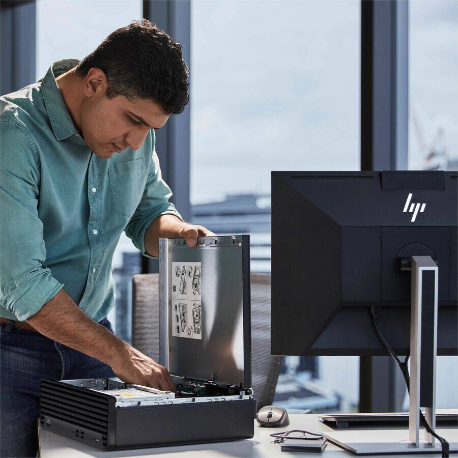 Alt View 2. HP - HP Elite 800 G9 Desktop Computer - Intel Core i7 14th Gen i7-14700 - 16 GB - 512 GB SSD - Small Form Factor - Intel Q670 - Unknown.