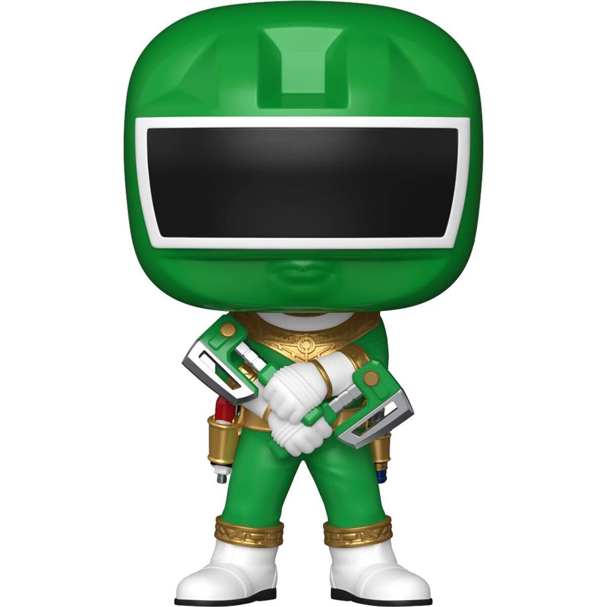 Angle. Funko - Funko POP! Television: Power Rangers Zeo - Green Zeo Ranger   - COLLECTIBLES - Multicolor.