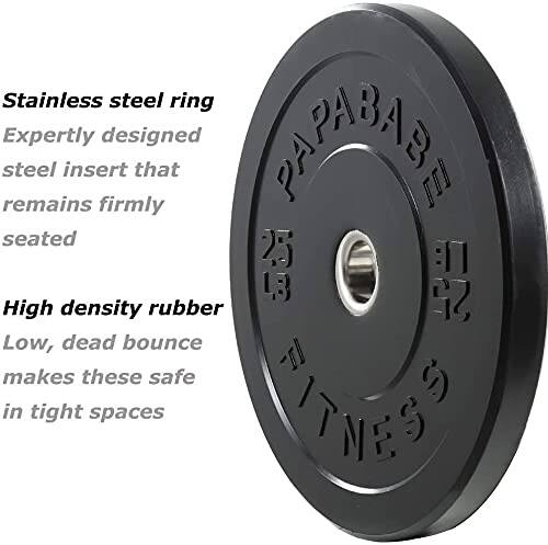 Stainless steel ring  
Expertly designed steel insert that remains firmly seated  

High density rubber  
Low, dead bounce makes these safe in tight spaces