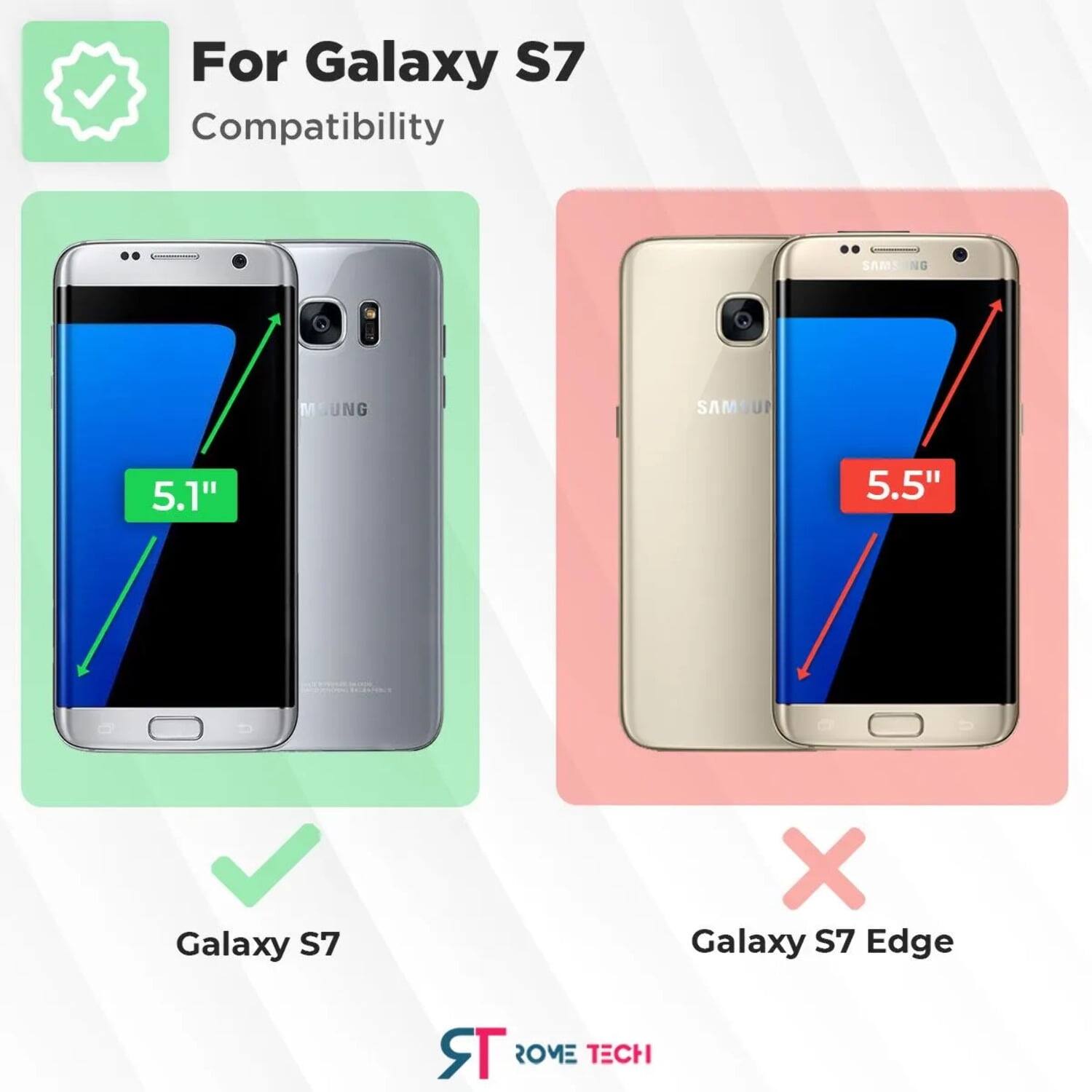 For Galaxy S7 Compatibility  
SAM NG MSUNG SAMOUP 5.1" 5.5" Galaxy S7 X Galaxy S7 Edge TR ROME TECH