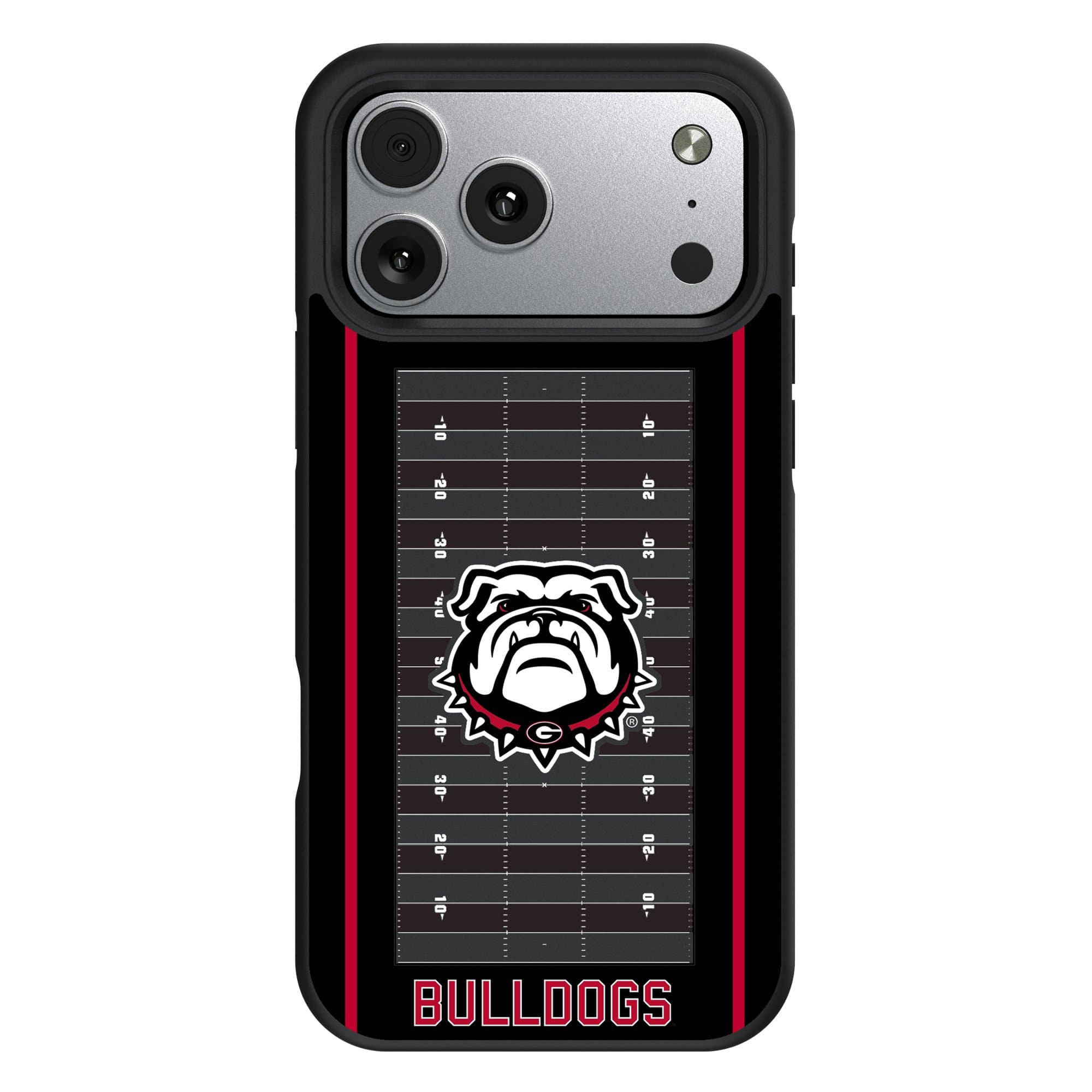 Keyscaper - NCAA - Georgia Bulldogs Field iPhone Bump Case - 15 Plus - Multicolor