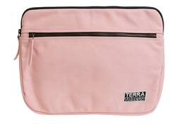 Terra Thread - Organic Cotton Laptop Sleeve 13 inches - Rosy Pink