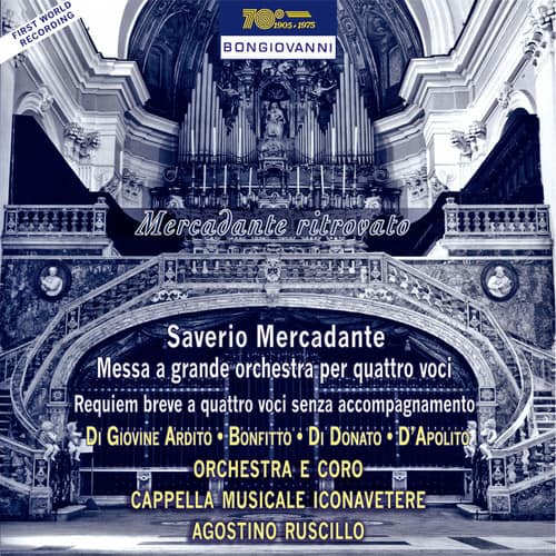 Mercadante / Ardito / Bonfitto / Donato - Messa a Grande Orch Per Quattro Voci  - COMPACT DISCS