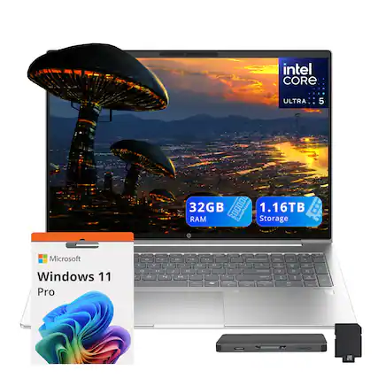 Intel Core Ultra 5
32GB RAM
1.16TB Storage
Microsoft Windows 11 Pro