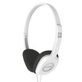 Koss - KPH8 Wired On-Ear Lightweight Headphones, 3.5mm Connector, D-Profile Design, Dual-Entry Cord - White