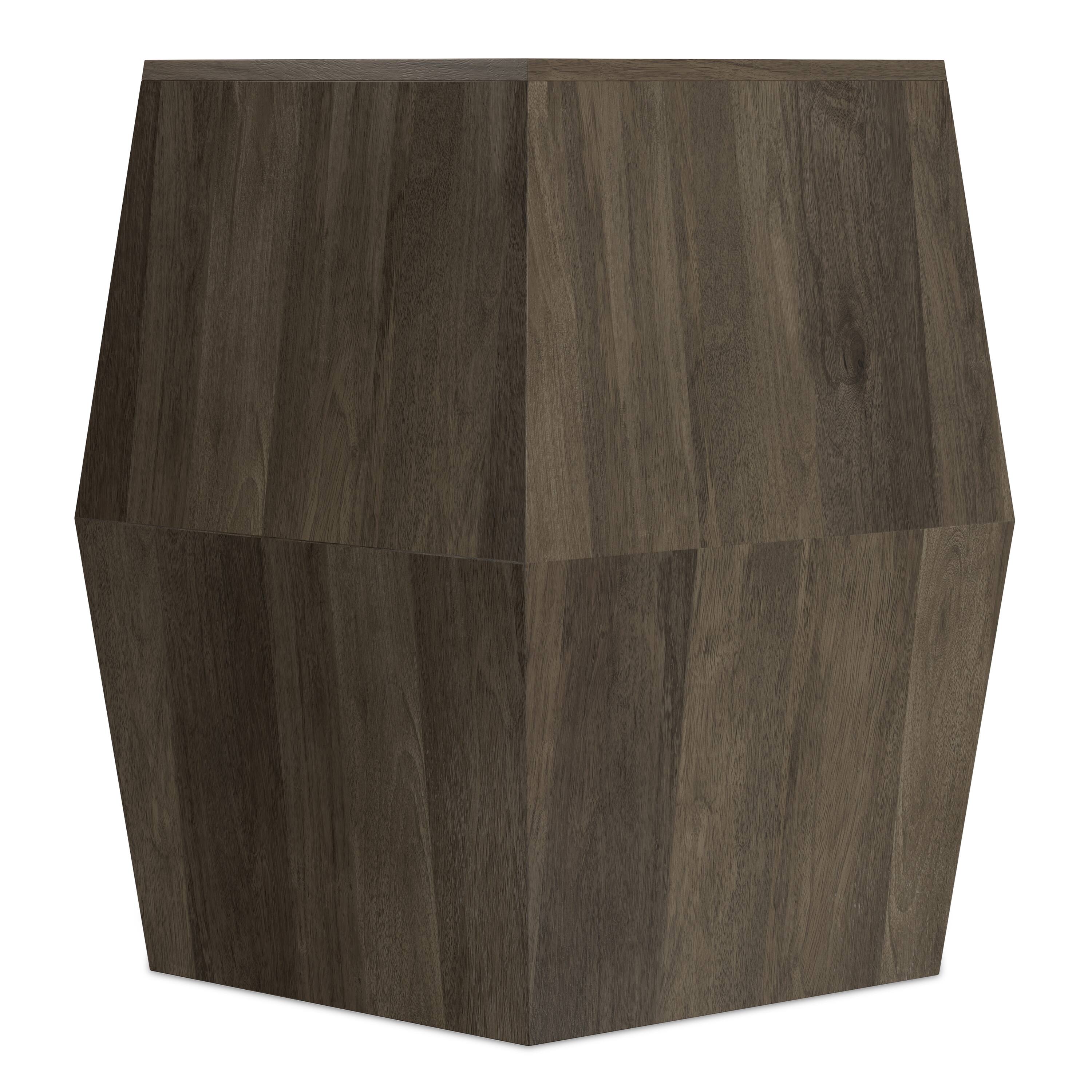 Alt View 2. Simpli Home - Terry SOLID MANGO WOOD 16 inch Wide Irregular Contemporary Side Table in Ash Grey, Fully Assembled - Ash Grey.