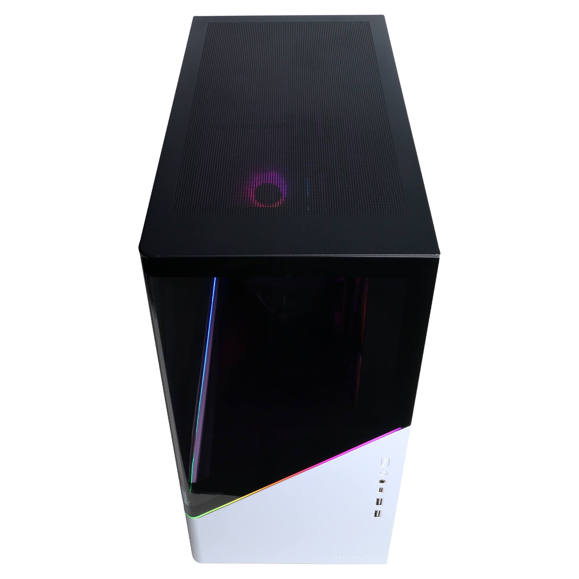 Alt View 2. CyberPowerPC - Gaming Desktop - Intel Core Ultra 5 225F - NVIDIA GeForce RTX 5060 8GB - 16GB DDR5 - 2TB PCIe 4.0 SSD.