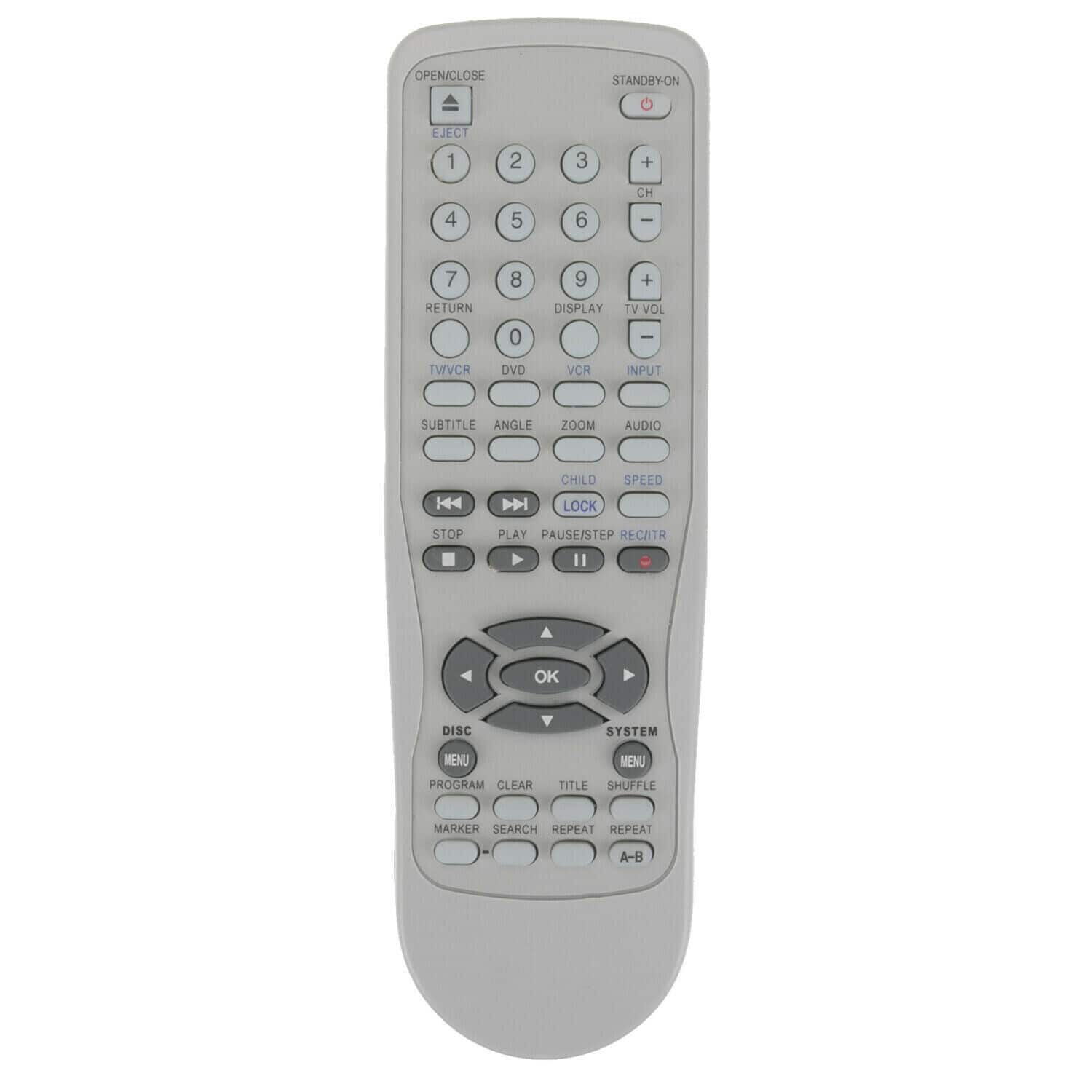 VINABTY - New MDV560VR Replaced Remote Fits for Magnavox DVD Recorder MDV530/17 MDV560 MDV560VR/17 MDV560VR/17B MDV560VR17 - Black