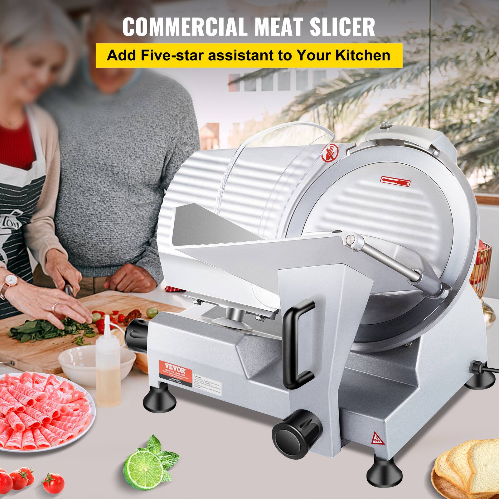 COMMERCIAL MEAT SLICER  
Add Five-star assistant to Your Kitchen
