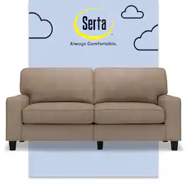 Serta - RTA Martinique Collection 73" Fabric Sofa - Dominica Earth