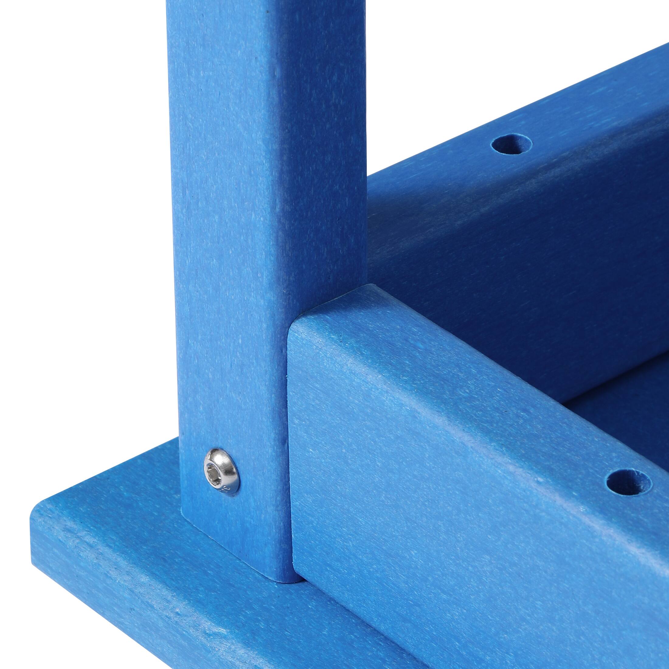 Alt View 5. WestinTrends - WestinTrends Malibu 35" length outdoor Coffee table for Adirondack chair - Pacific Blue.