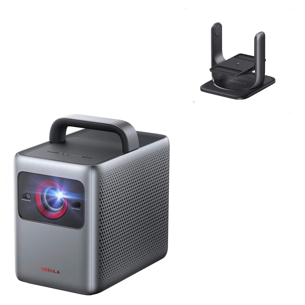 Nebula - Cosmos 4K SE Smart Projector with Gimbal Stand - Gray