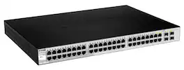 D-Link - DGS-1210-52 Websmart Gigabit Switch (48 x 1000Base-T, 4 SFP) - Black