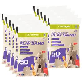 Sun Joe - Ultra Fine Silica Play Sand, Sandboxes & Sensory Tables, 50 lbs, 10 Pack