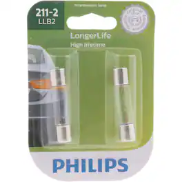 Philips - Longer Life Incandescent Courtesy/Glove/License/Trunk Miniature Automotive Bulb 211-2LLB2