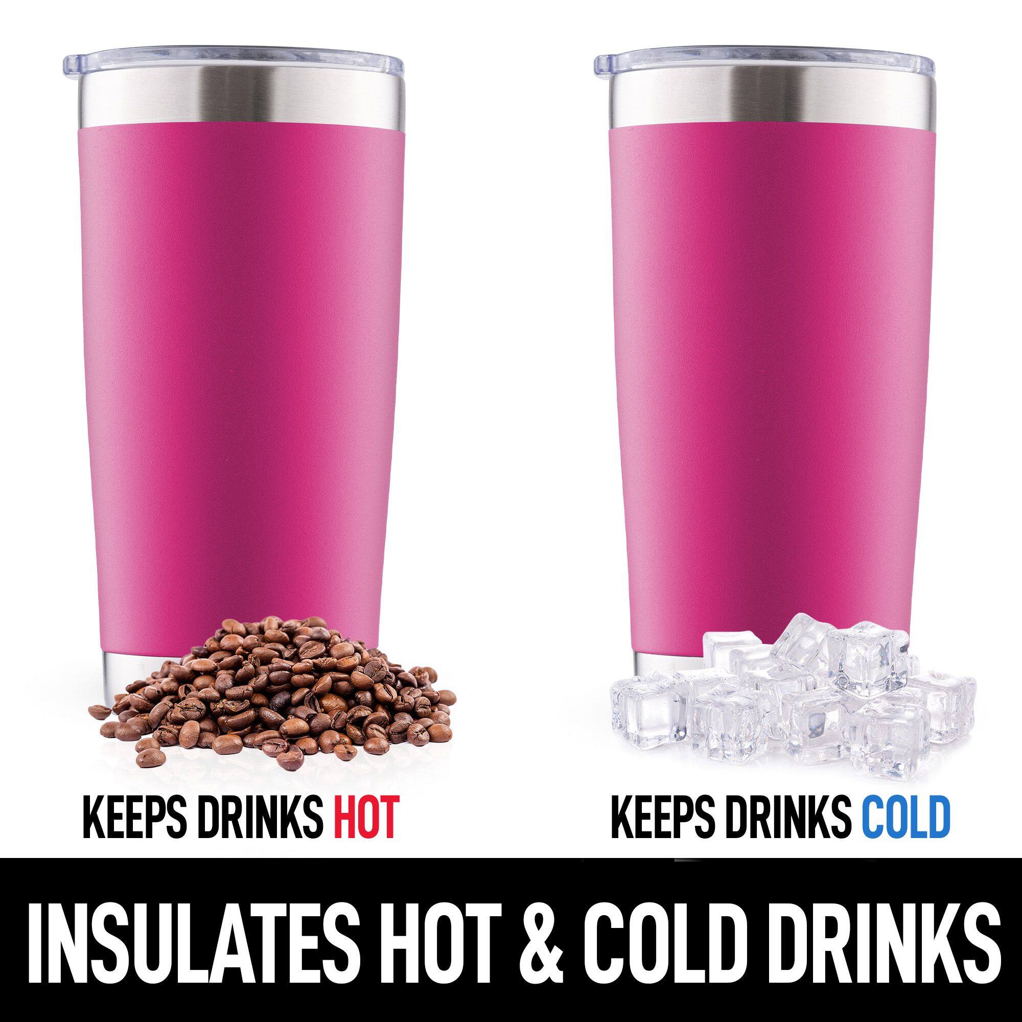 KEEPS DRINKS HOT  
KEEPS DRINKS COLD  
INSULATES HOT & COLD DRINKS