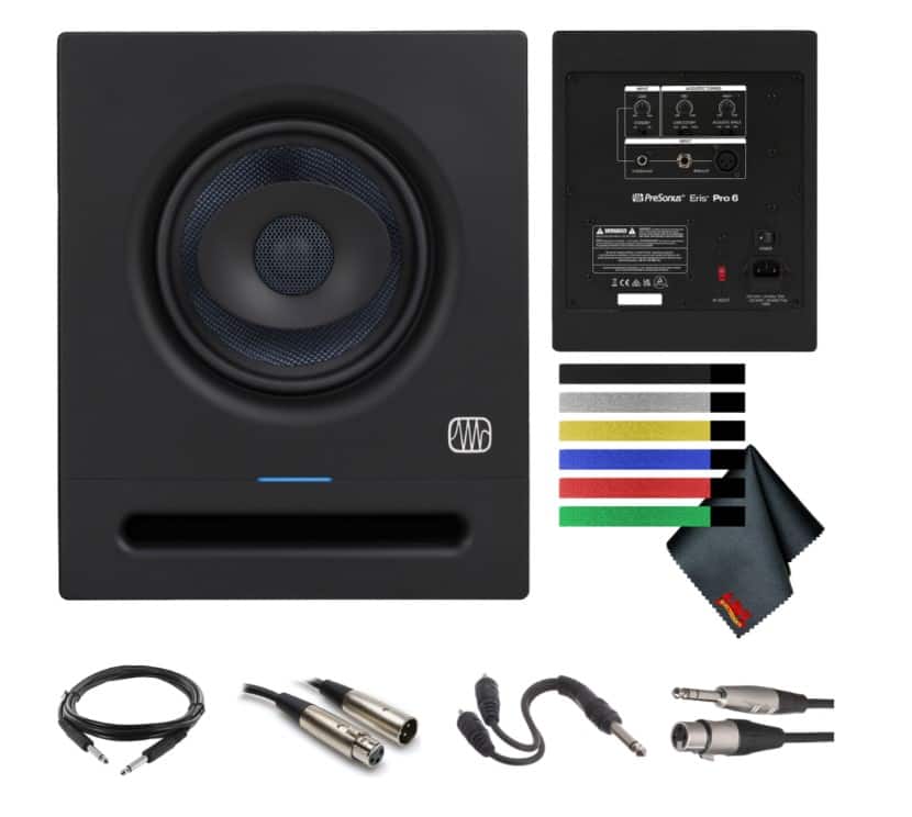 PreSonus - Eris Pro 6 2-Way Biamped, Active, 6.5-inch Coaxial Studio Monitor