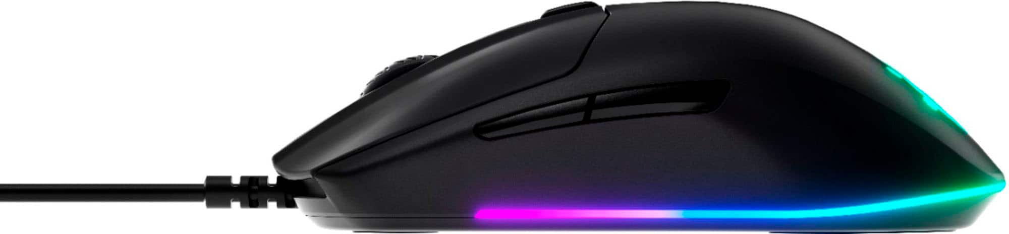 Alt View 14. SteelSeries - Rival 3 Lightweight Wired Optical Gaming Mouse with Brilliant Prism RGB Lighting - Black.