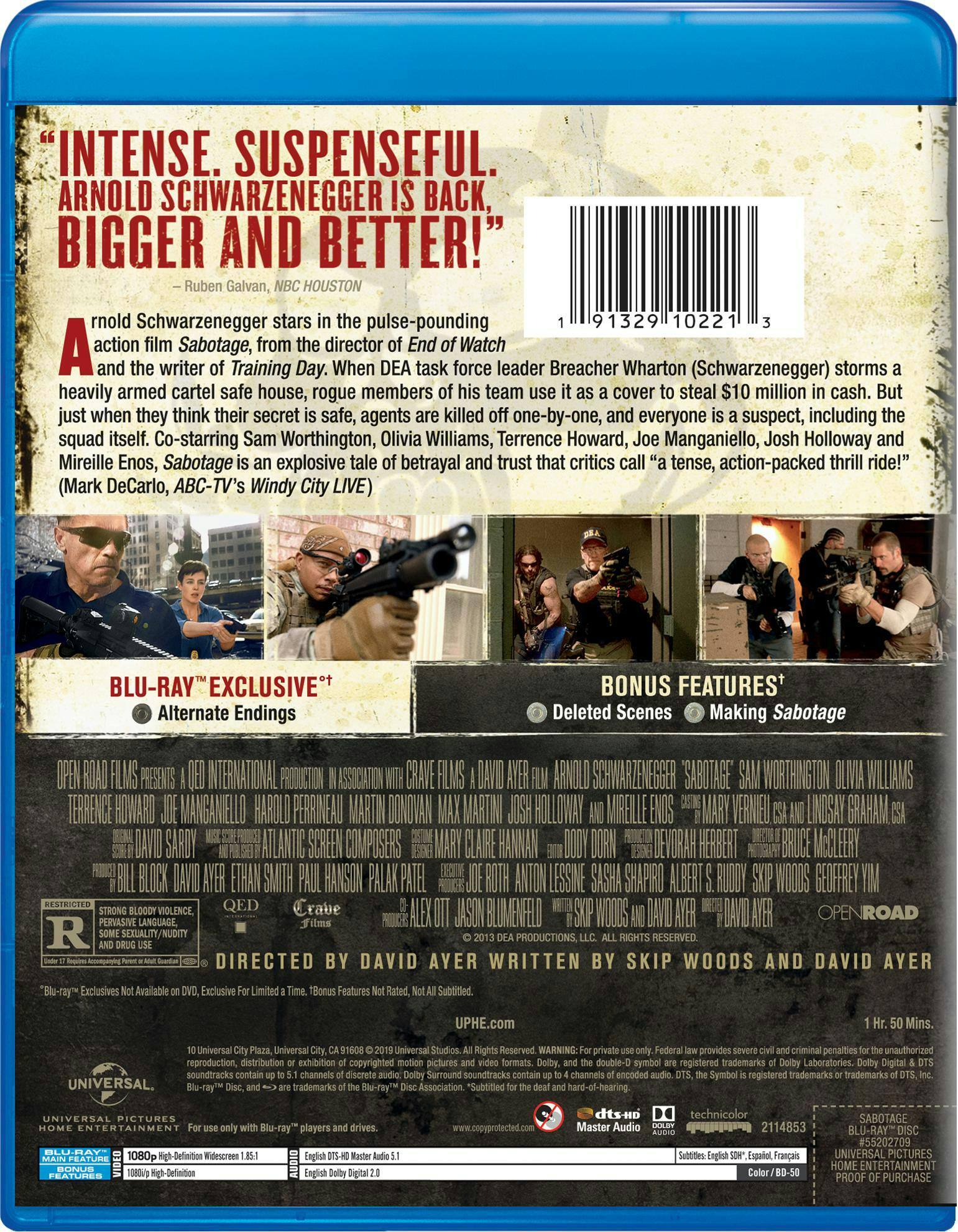 Back. Sabotage   - BLU-RAY.
