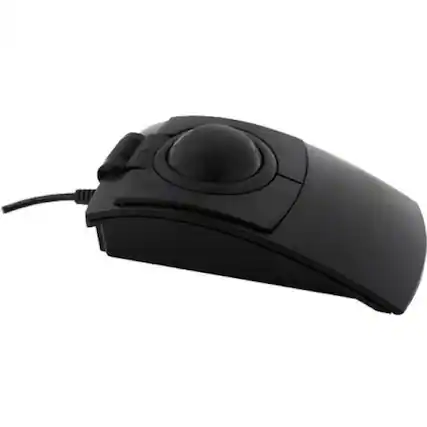 Front. X-Keys - Califone X-keys L-Trac USB Laser Trackball Black - Laser - Cable - Black - USB Type A - 1600 dpi - Scroll Wheel - 3 - Black.