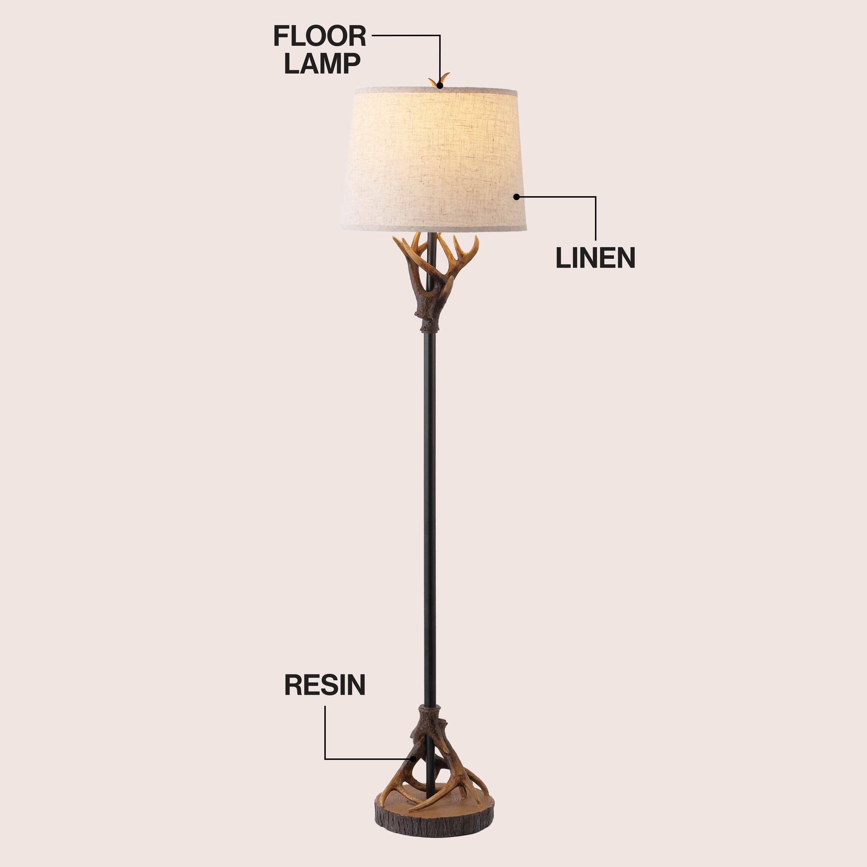 FLOOR LAMP  
LINEN  
RESIN