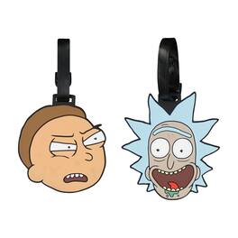 Ful - Rick and Morty Heads 2-Piece Luggage Tag Set - Multi