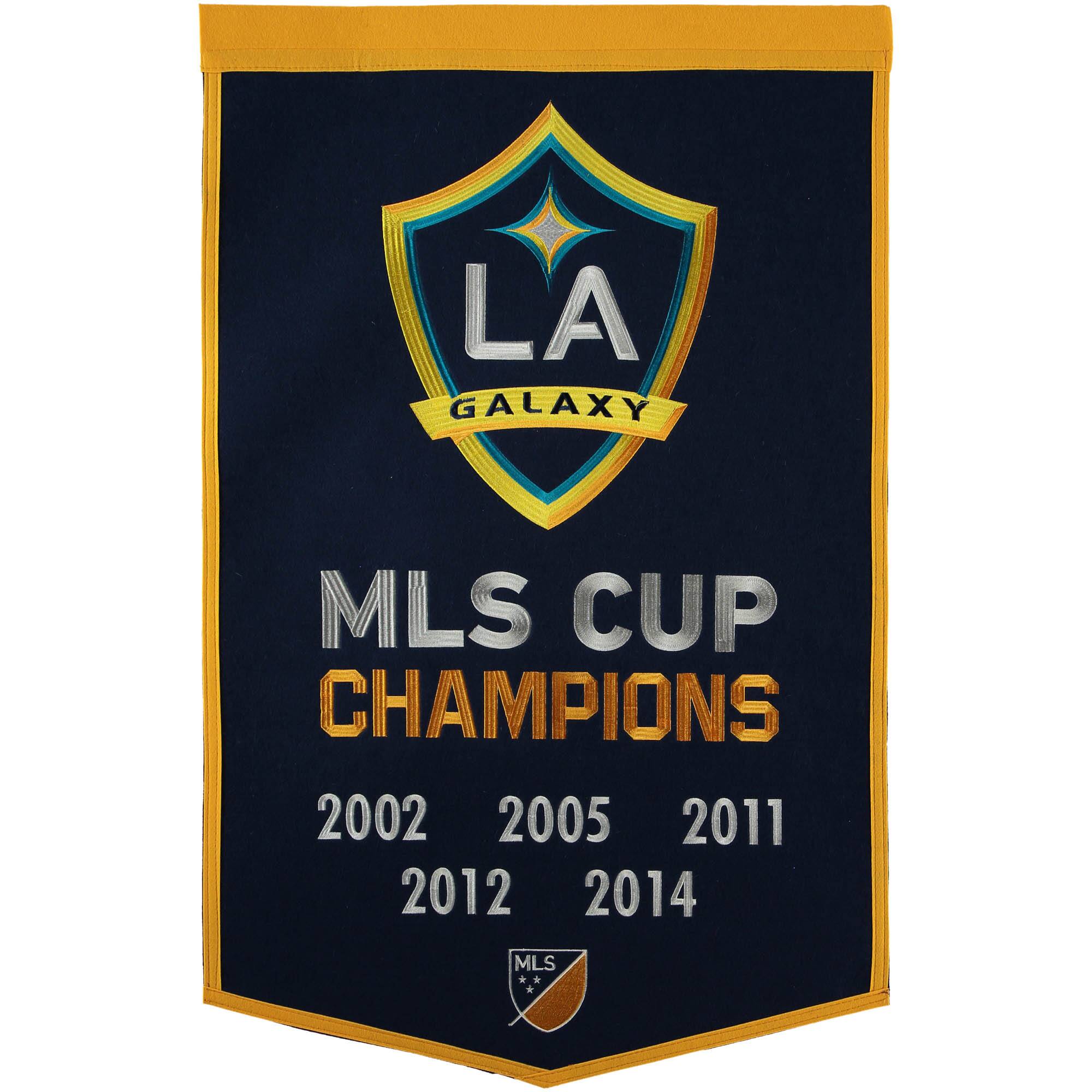 LA GALAXY  
MLS CUP CHAMPIONS  
2002 2005 2011 2012 2014