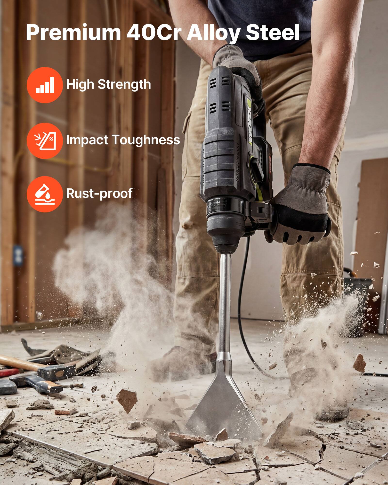 Premium 40Cr Alloy Steel

- High Strength
- Impact Toughness
- Rust-proof