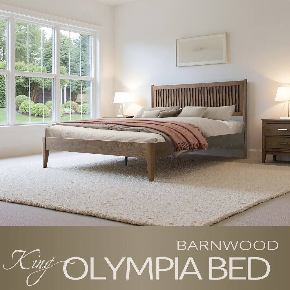 BARNWOOD King OLYMPIA BED
