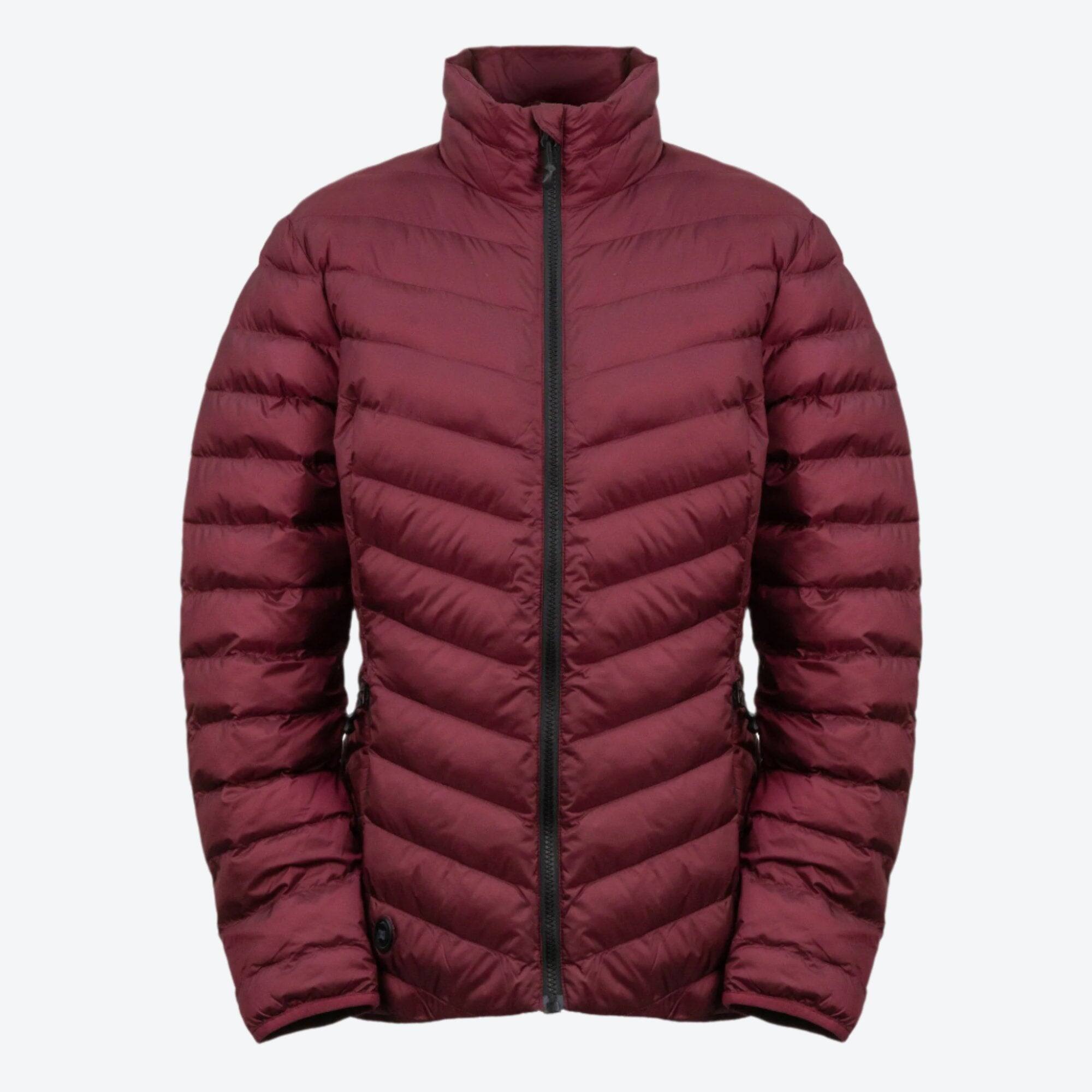 Alt View 8. Mobile Warming - Women's Backcountry Xtera Heated Jacket - Burgundy.