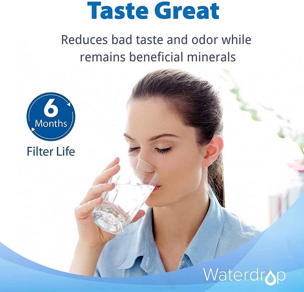 Taste Great

Reduces bad taste and odor while remains beneficial minerals

6 Months Filter Life

Waterdrop