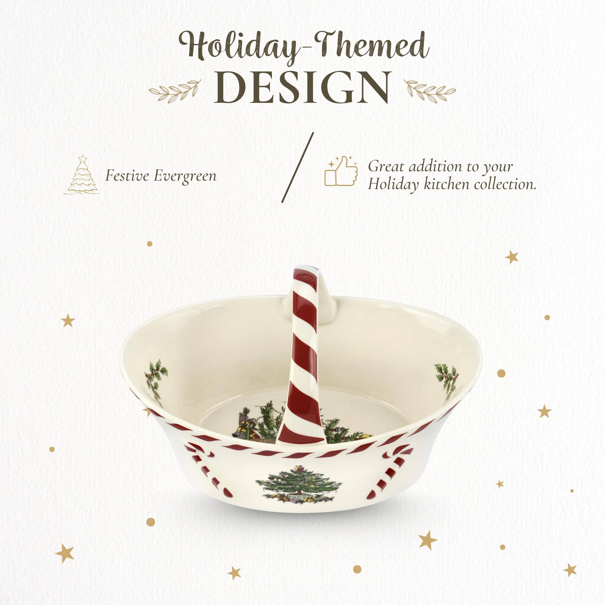 Holiday-Themed DESIGN  
Festive Evergreen  
Great addition to your Holiday kitchen collection.