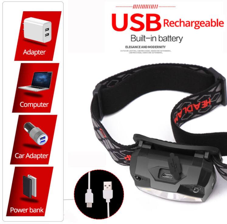 Adapter USB Rechargeable Built-in battery ELEGANCE AND MODERNITY Computer HEADLA Car Adapter Power bank