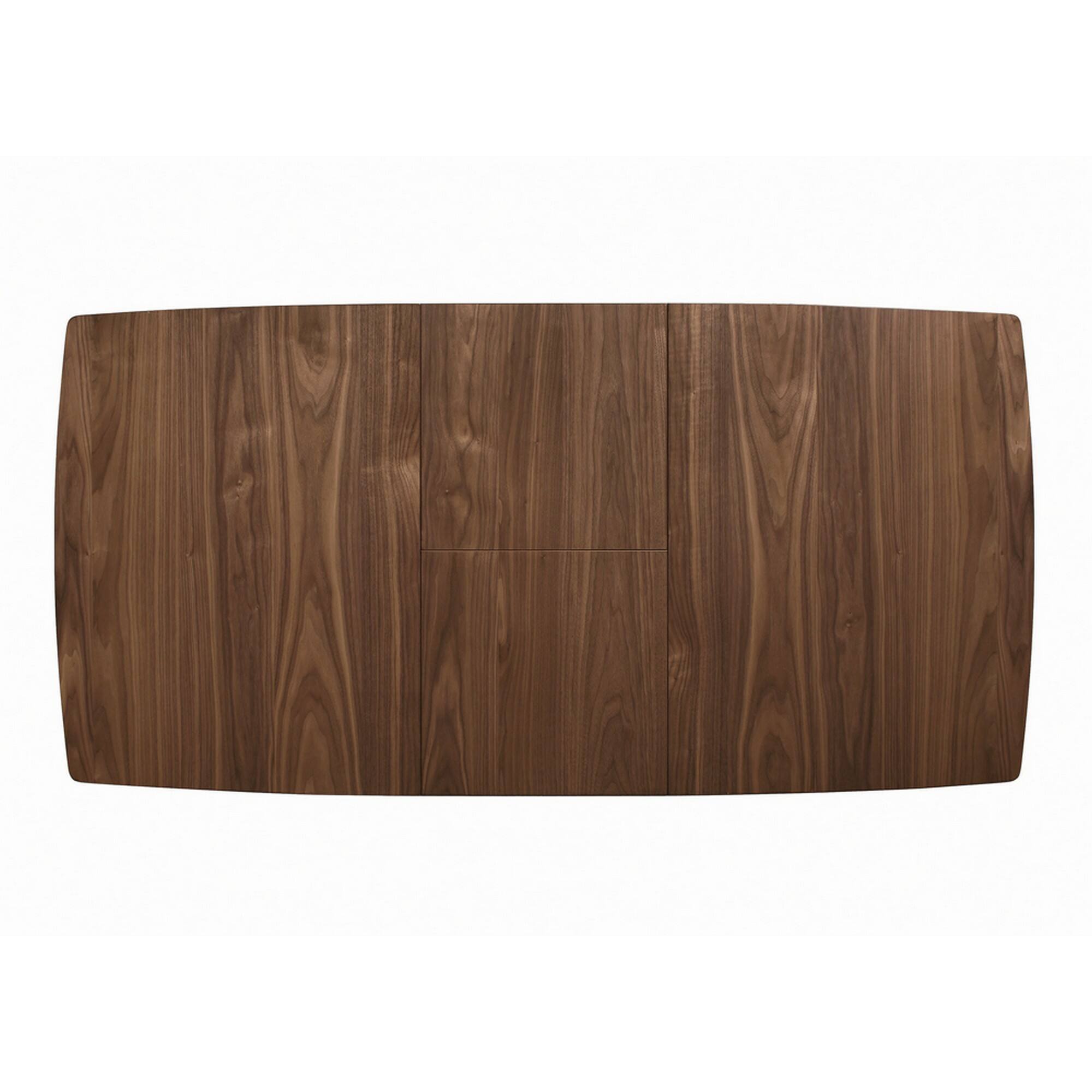 Left. Manhattan Lane - 30 Inch Mid Century Modern Wooden Dining Table - Brown.
