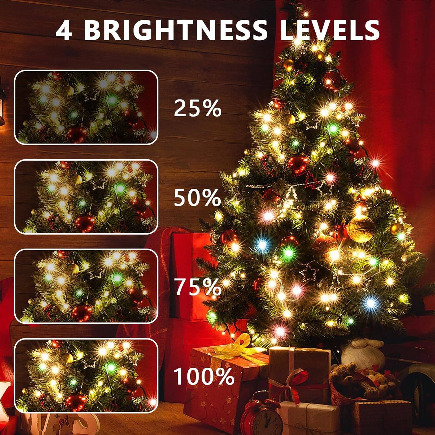 4 BRIGHTNESS LEVELS

25%
50%
75%
100%