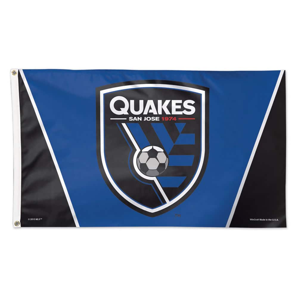 WinCraft - San Jose Earthquakes 3' x 5' Deluxe Single-Sided Flag - Multicolor