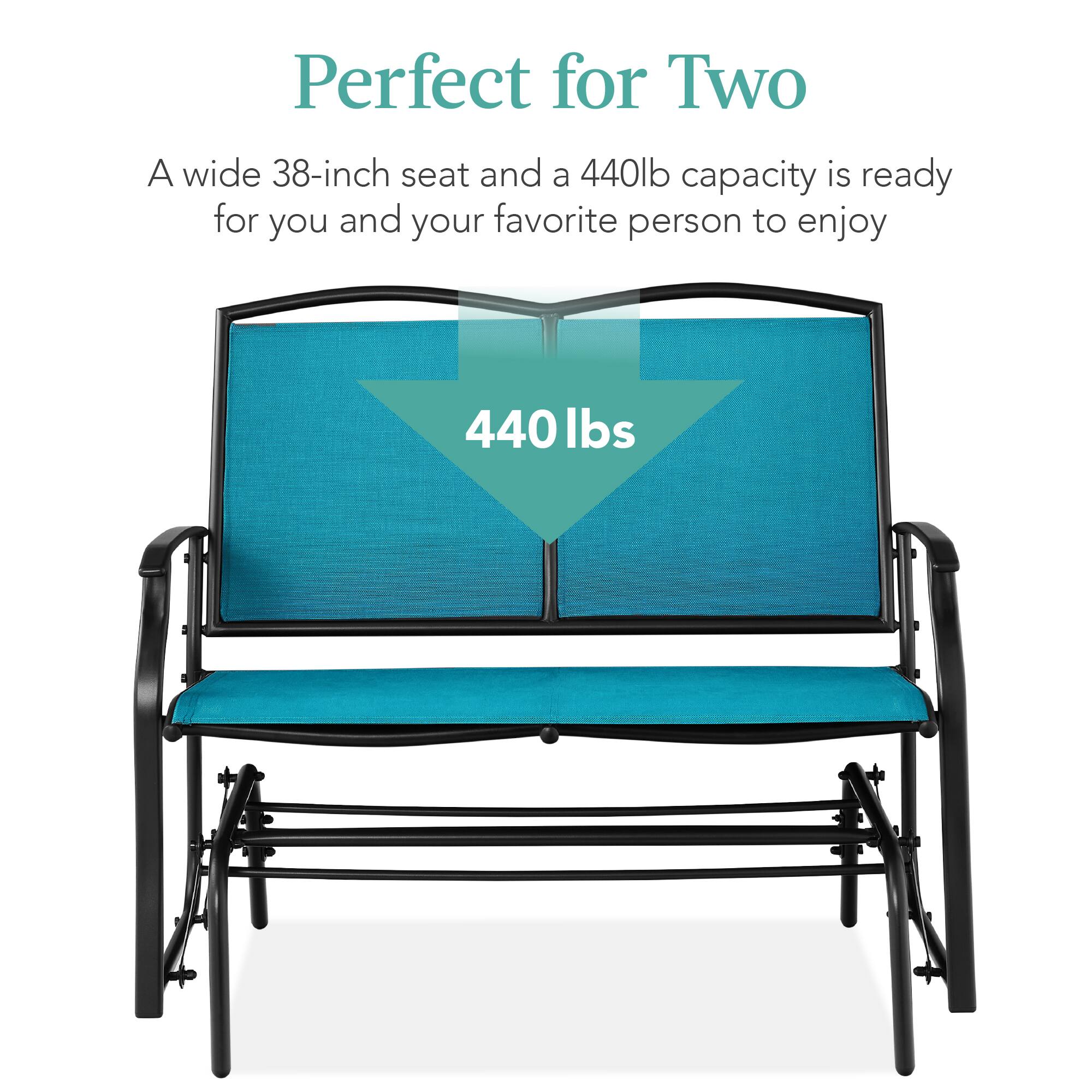 Perfect for Two

A wide 38-inch seat and a 440lb capacity is ready for you and your favorite person to enjoy

440 lbs