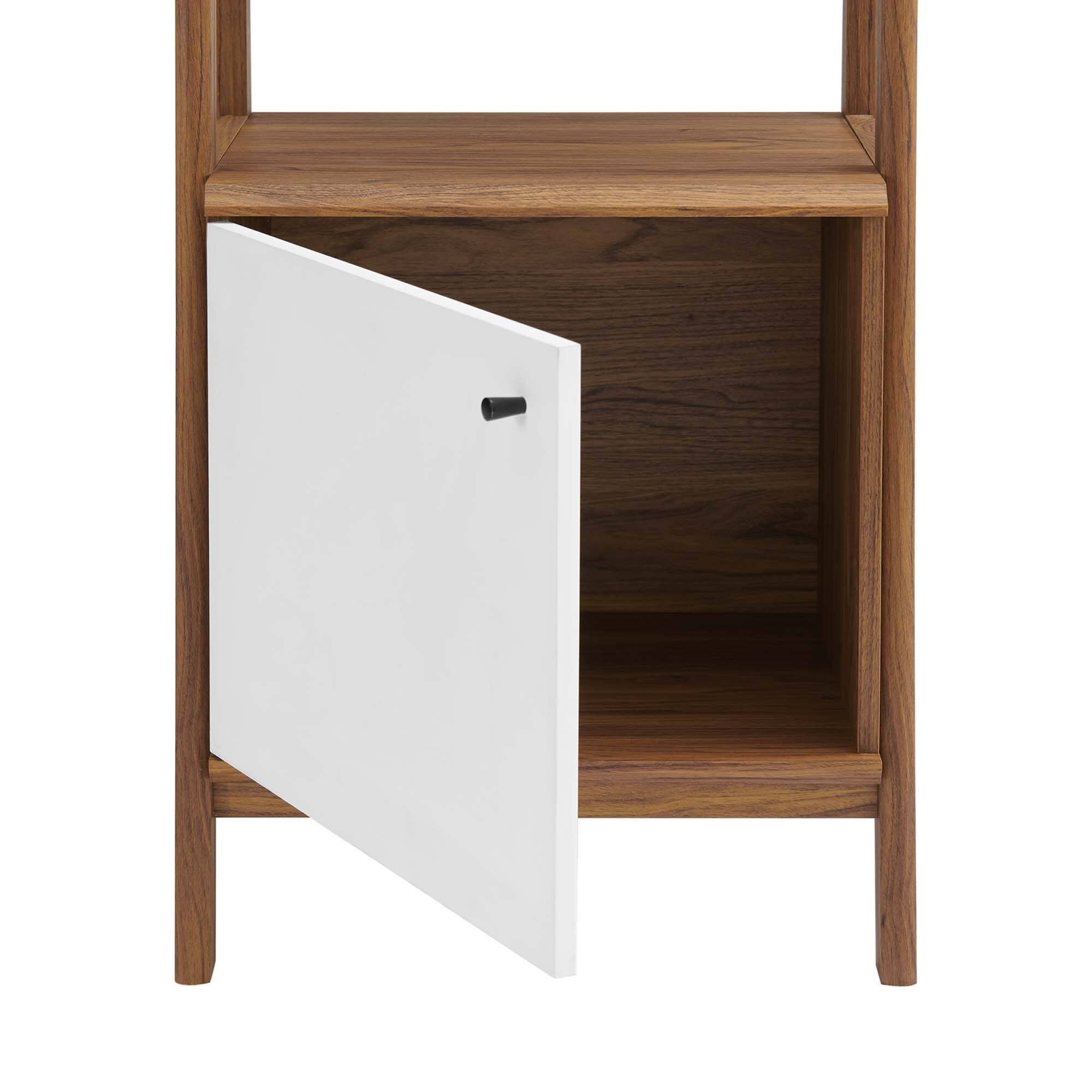 Alt View 3. Modway - Bixby 21" Bookshelf by Modway - Walnut White.