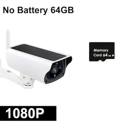 No Battery 64GB
Memory Card 64 GB
1080P