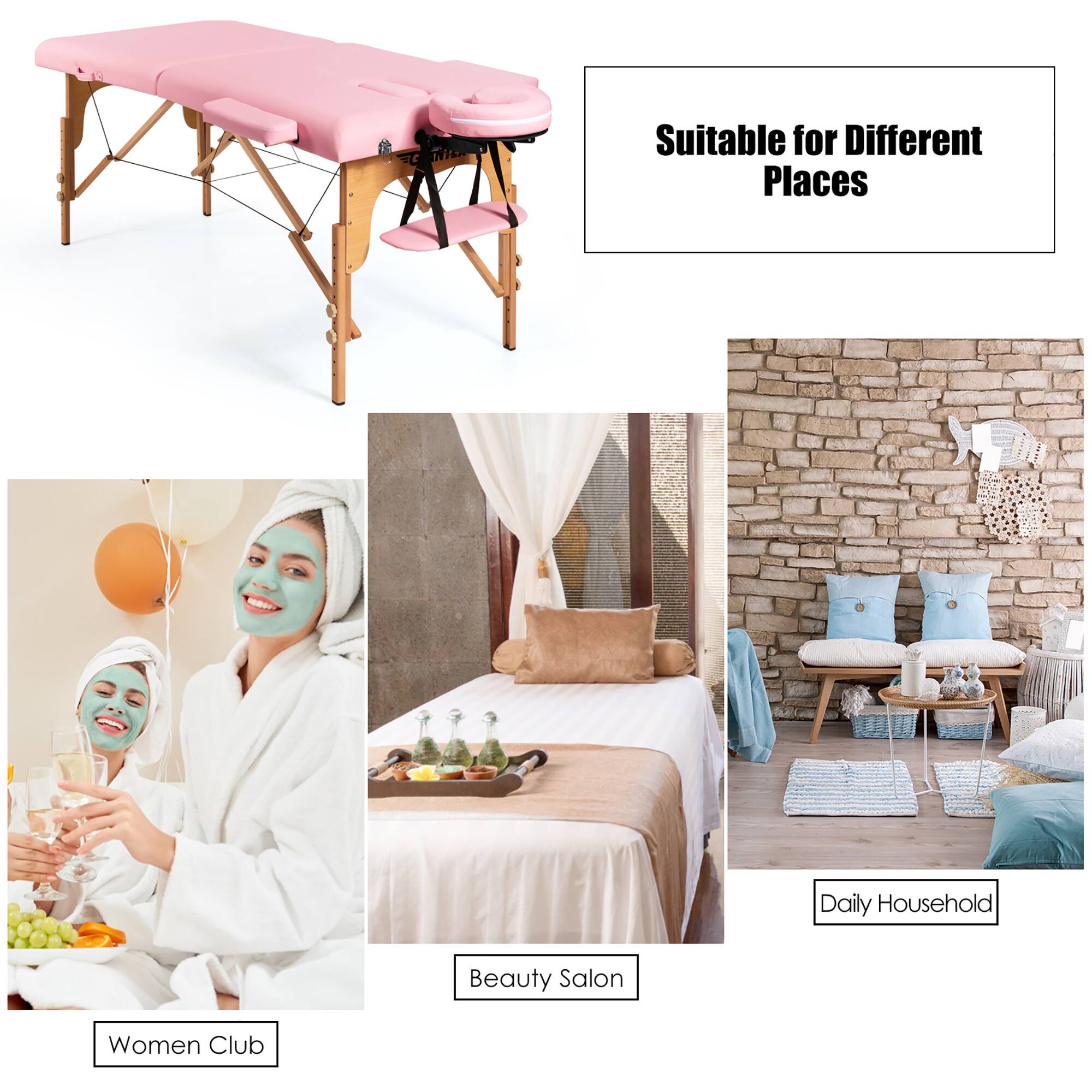 Suitable for Different Places  
Daily Household  
Beauty Salon  
Women Club