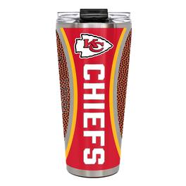 Great American Products - Kansas City Chiefs 32oz. Big Slim Game Ball Travel Tumbler - Brown