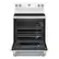 Angle. Maytag - 30-Inch Wide Electric Range With No Preheat Air Fry and Air Baking - 5.3 cu. ft. - White.