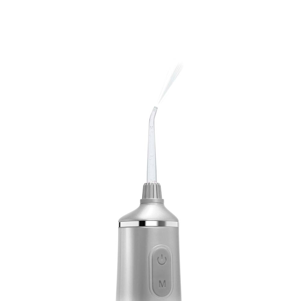 Alt View 3. SuperSmile - Zina Water Flosser - Chrome Silver.