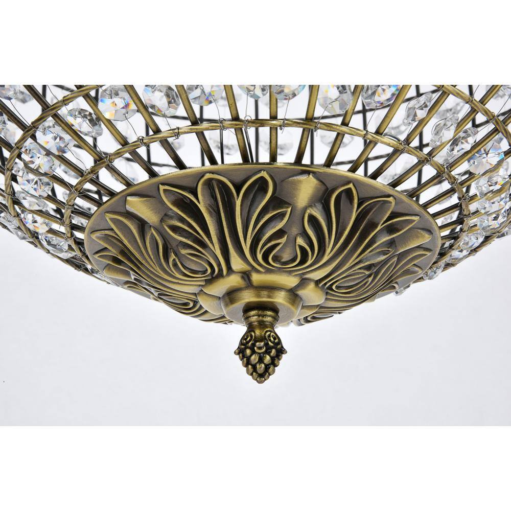 Back. Living District - Earlene 3 light 16 inch antique bronze pendant - Antique Bronze.