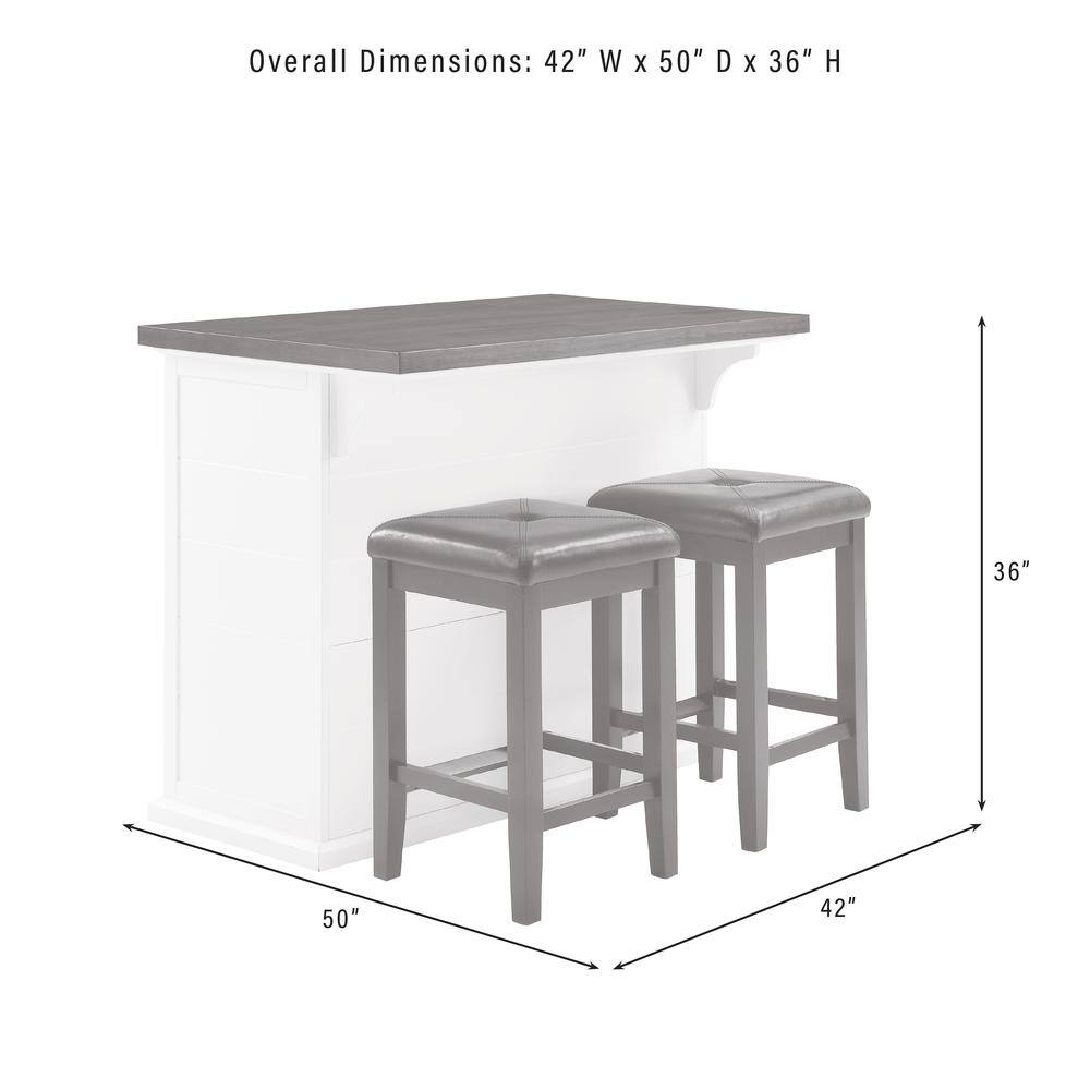 Overall Dimensions: 42" W x 50" D x 36" H