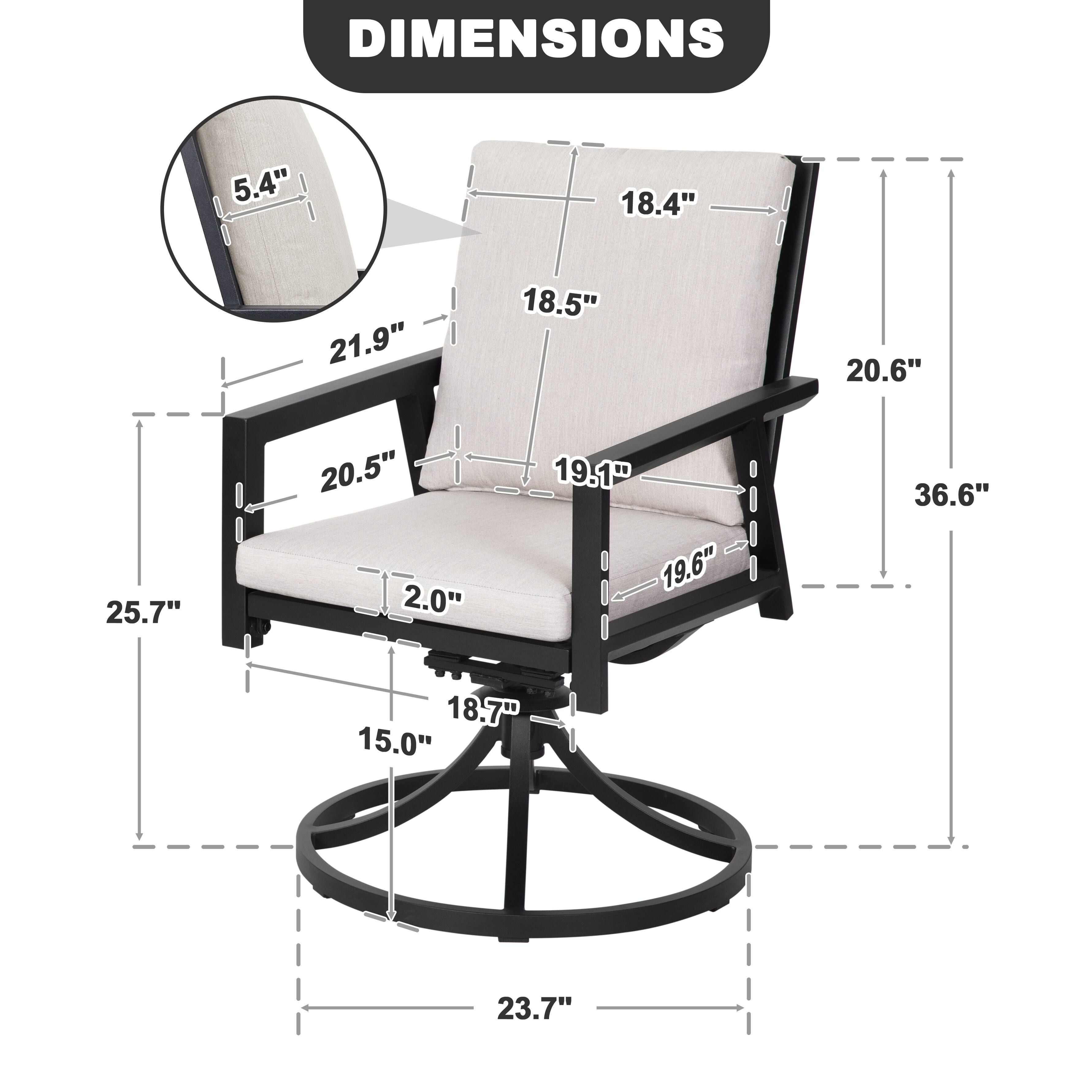 DIMENSIONS

5.4" 18.4" 21.9" 18.5" 20.6" 25.7" 20.5" 2.0" 19.1" 19.6" 36.6" 18.7" 15.0" 23.7"