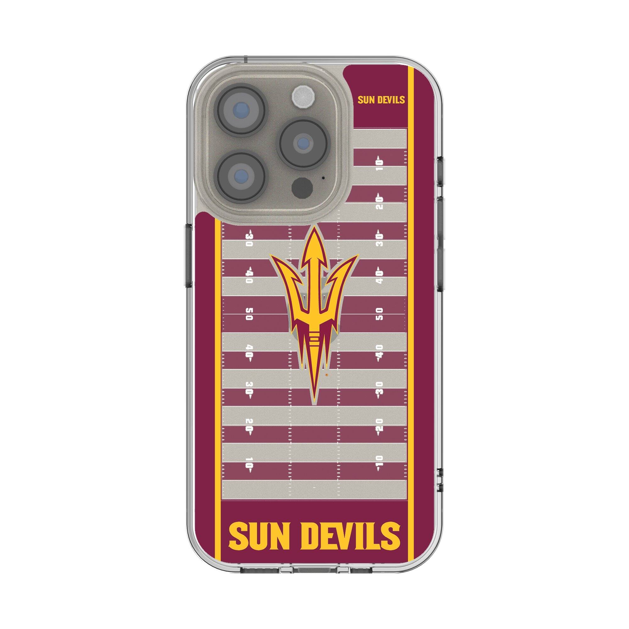 Keyscaper - NCAA - Arizona State Sun Devils Clear Field iPhone Case - 14 - Multicolor price history on PriceWatchPro