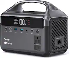 DC POWER DROCIOLA OUTPUT AC USB 60H vOIl S0He 220v DC LED 10 % USB-A USB-A USB-C DABYDCI INPUT AC POWER AC 300W daran TR AC OUTPUT INPUT 120V-60Hz 2A